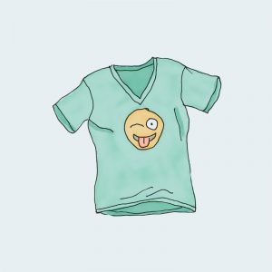 T shirt with logo 1