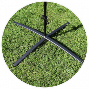 Beachflag accessories insetting icon weighted flagbase crossfoot light