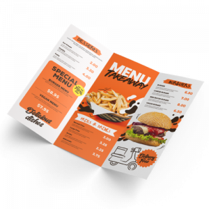 Product image 500x500 folded leaflet trifold